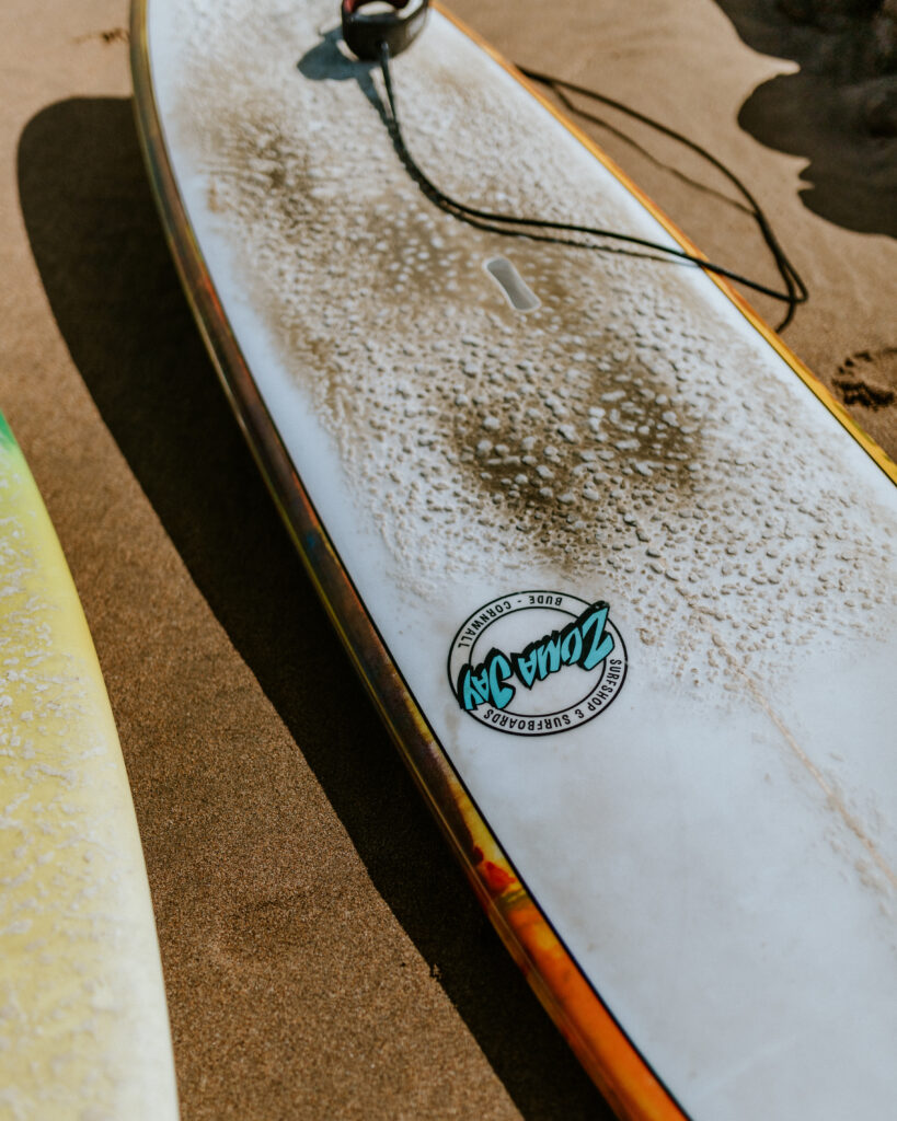 Custom Fibreglass Surfboard Hire Bude Cornwall