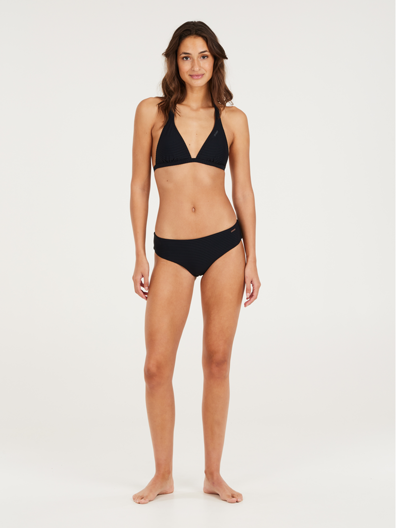 Protest MixCaviar Halter Neck Bikini Top True Black-2