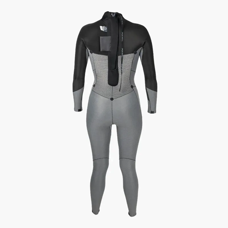 Xcel Womens 3/2 Axis Back Zip Wetsuit Graphite Blue-4