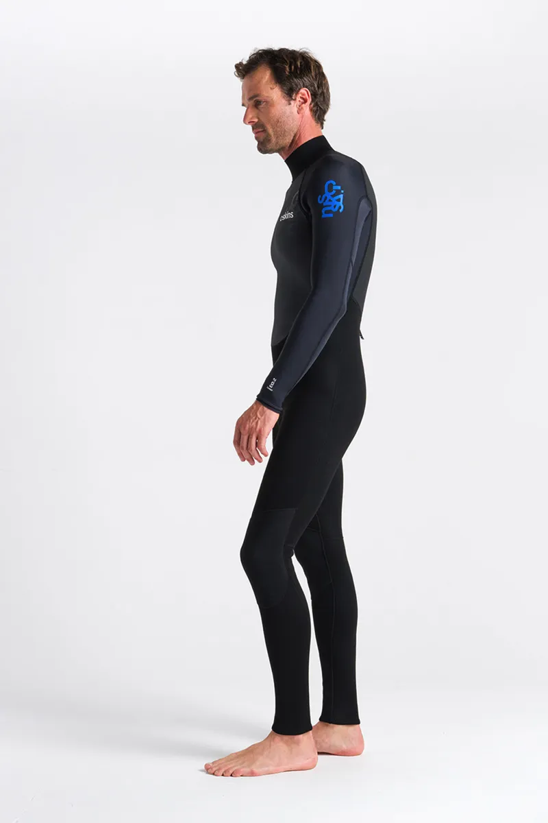 C-Skins Mens Element 3/2 Back Zip Wetsuit Black-4