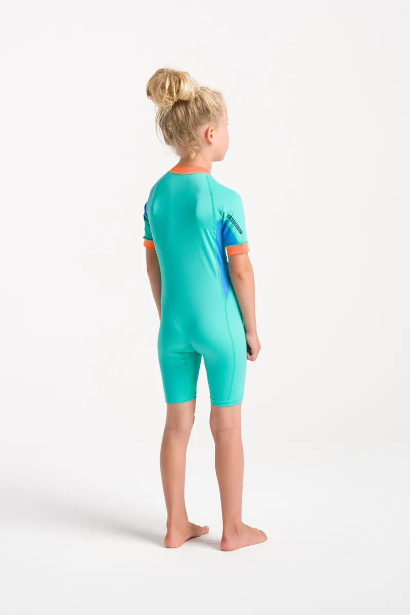 C-Skins NuWave Toddlers UV Sunset Shorti Aqua-3