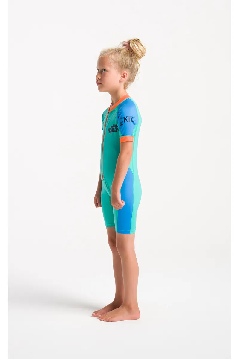 C-Skins NuWave Toddlers UV Sunset Shorti Aqua-2