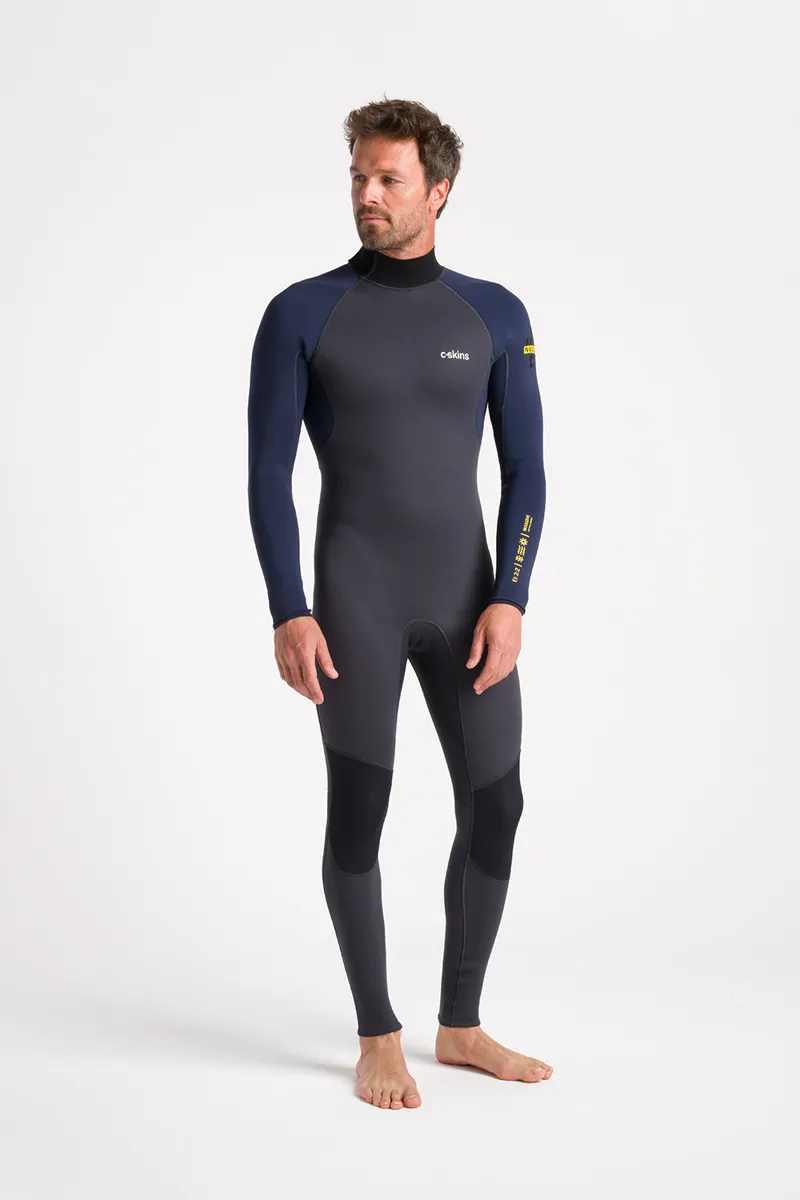C-Skins NuWave Element 3/2 Back Zip Wetsuit Anthracite