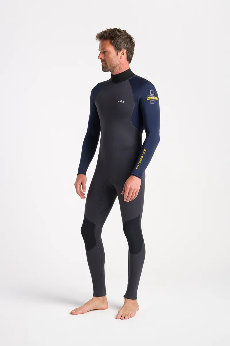 C-Skins NuWave Element 3/2 Back Zip Wetsuit Anthracite-1