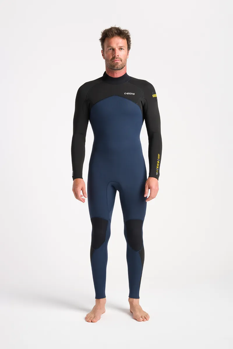 C-Skins NuWave Mens Legend 4/3 Back Zip Wetsuit Bluestone-4