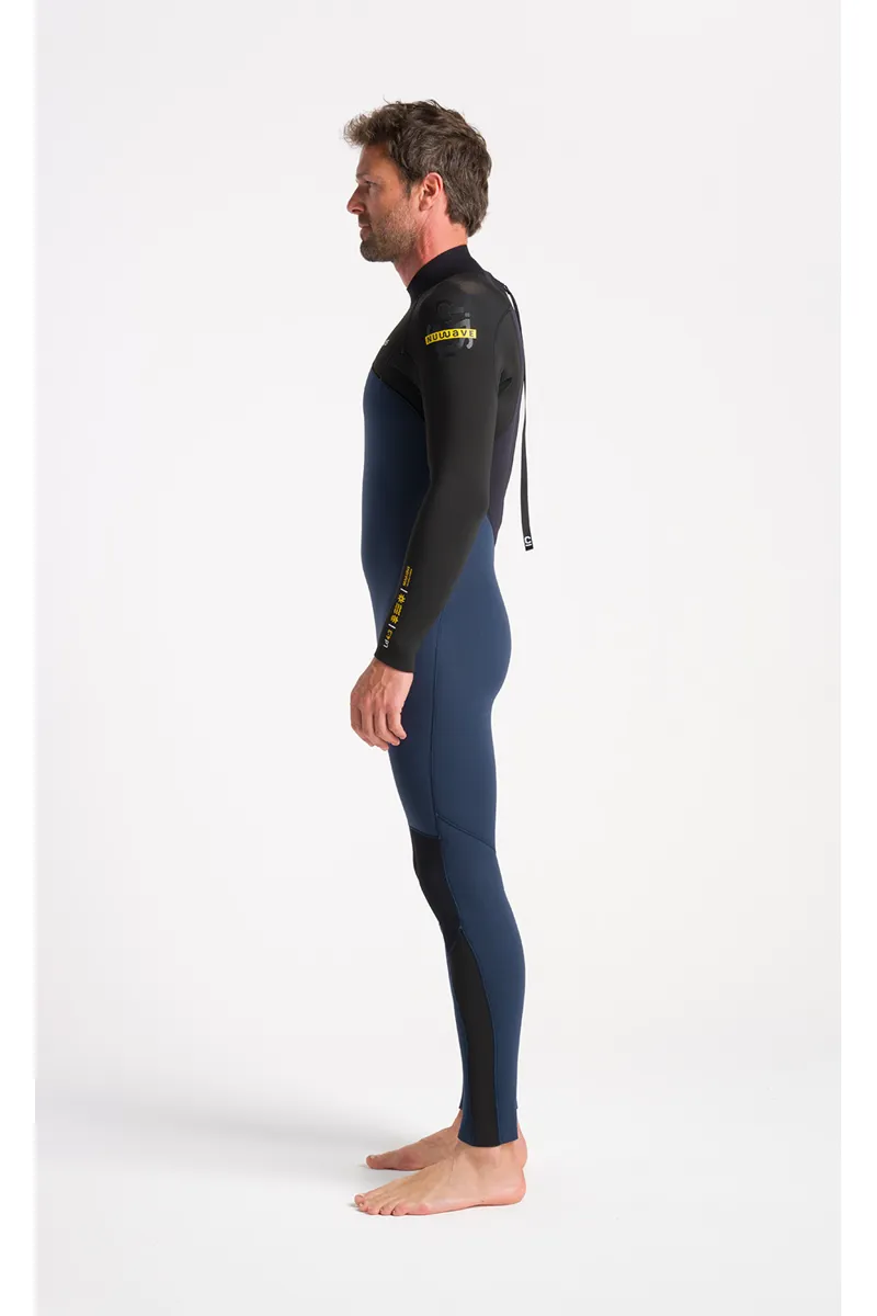 C-Skins NuWave Mens Legend 4/3 Back Zip Wetsuit Bluestone-5