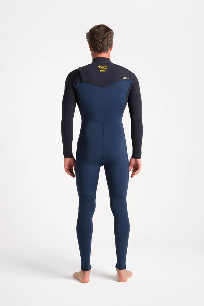 C-Skins NuWave Session 3/2 Chest Zip Wetsuit Bluestone-6