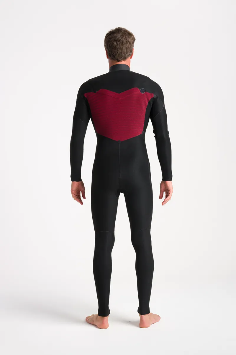 C-Skins NuWave Session 3/2 Chest Zip Wetsuit Bluestone-4