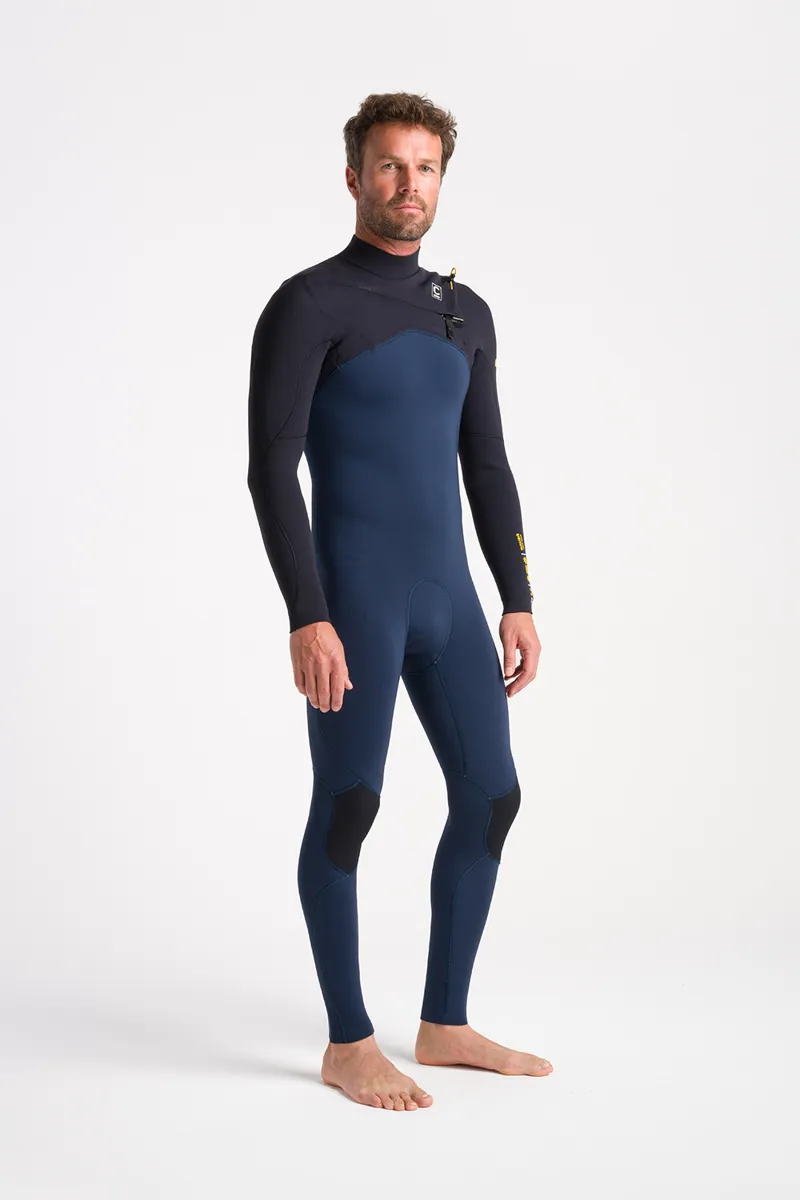 C-Skins NuWave Session 3/2 Chest Zip Wetsuit Bluestone