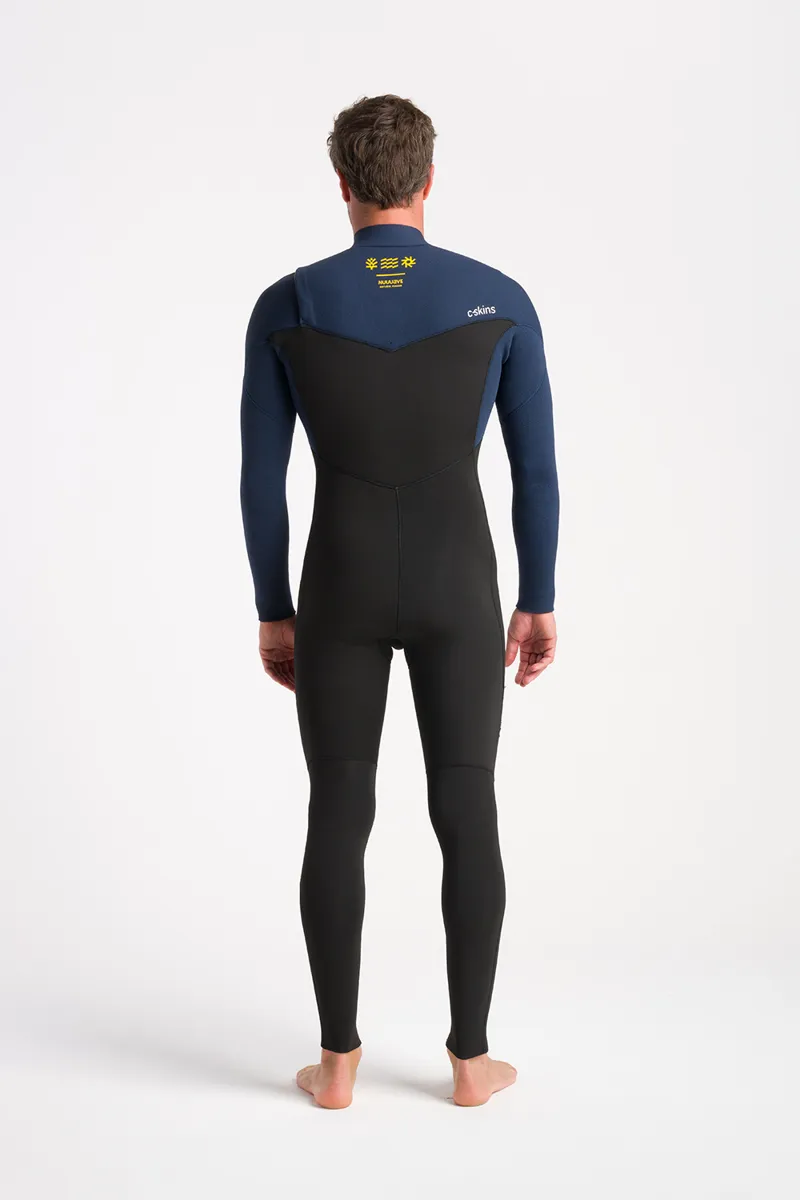 C-Skins NuWave Session 4/3 Chest Zip Wetsuit Black-1