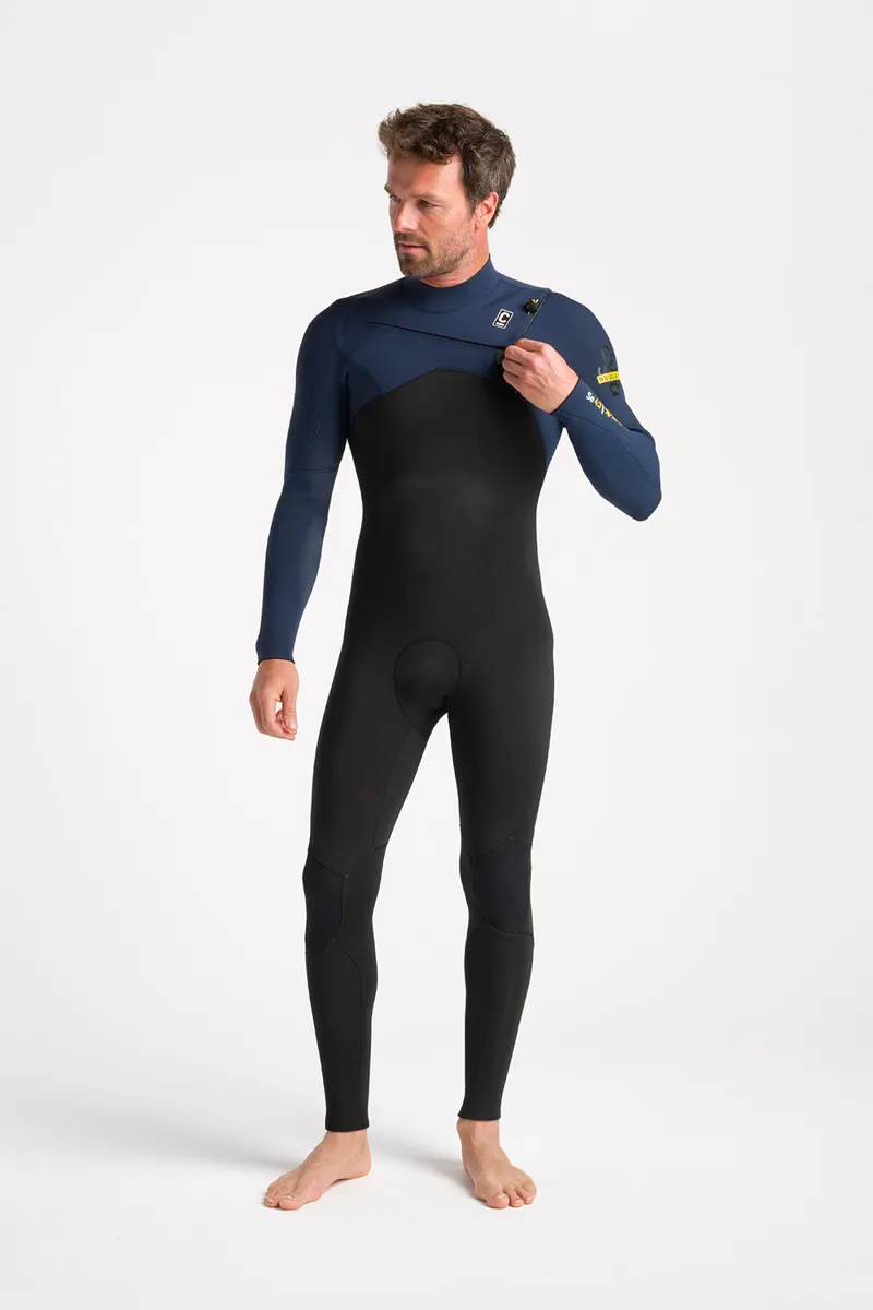 C-Skins NuWave Session 4/3 Chest Zip Wetsuit Black-6