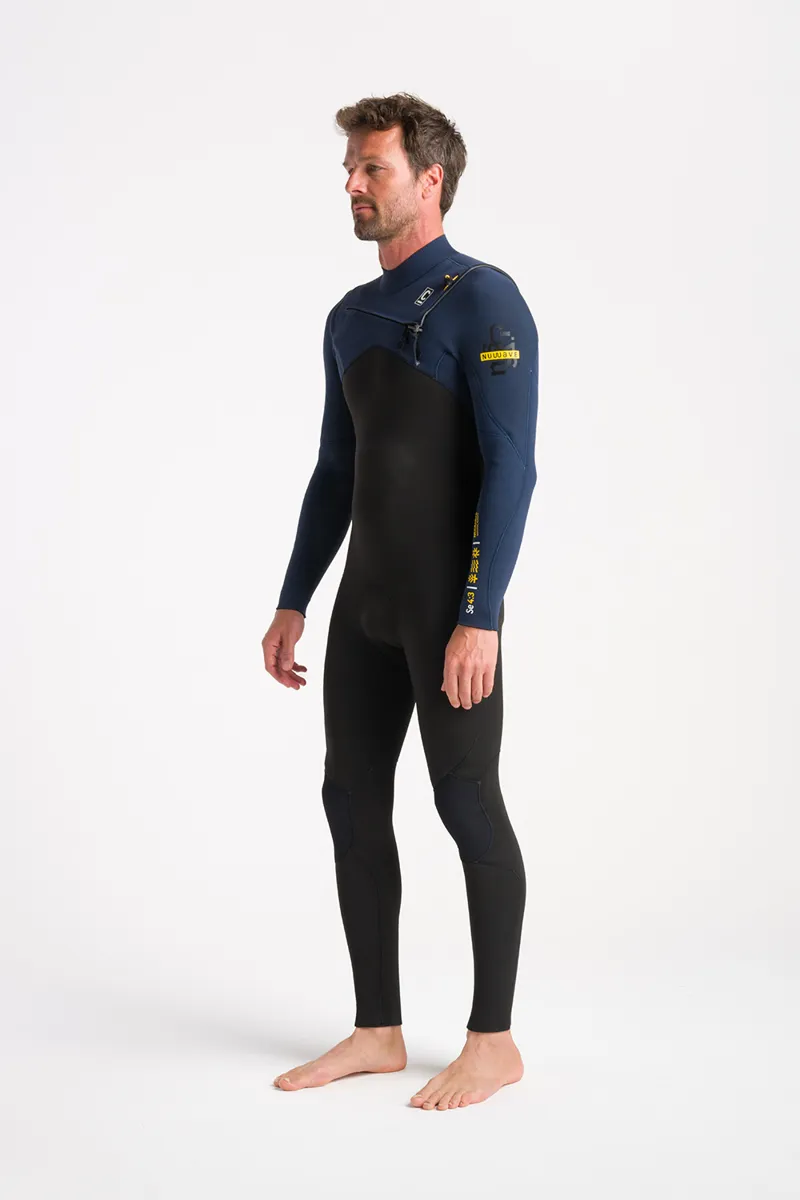 C-Skins NuWave Session 4/3 Chest Zip Wetsuit Black-5