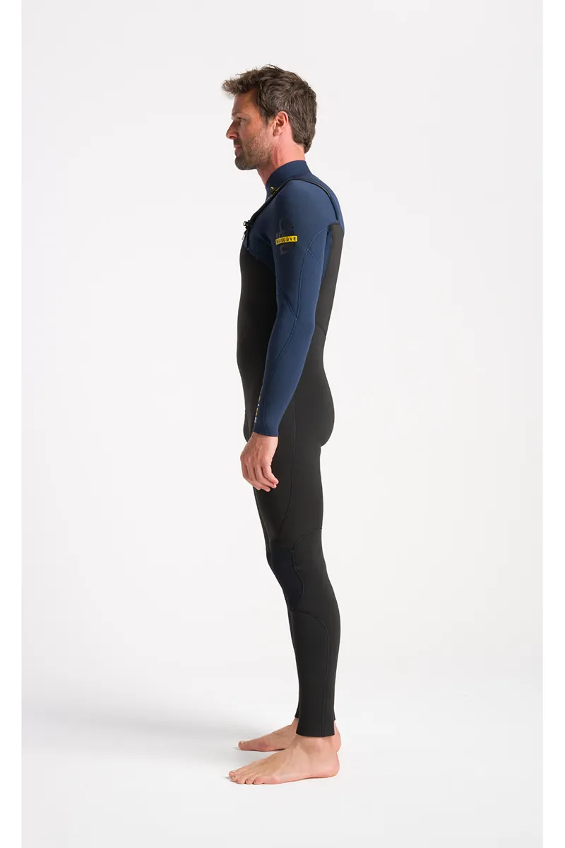 C-Skins NuWave Session 4/3 Chest Zip Wetsuit Black-4