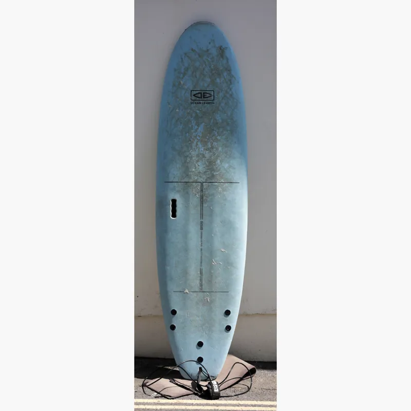 Ex-Demo Ocean and Earth 7'6 Surf School Foamboard Blue