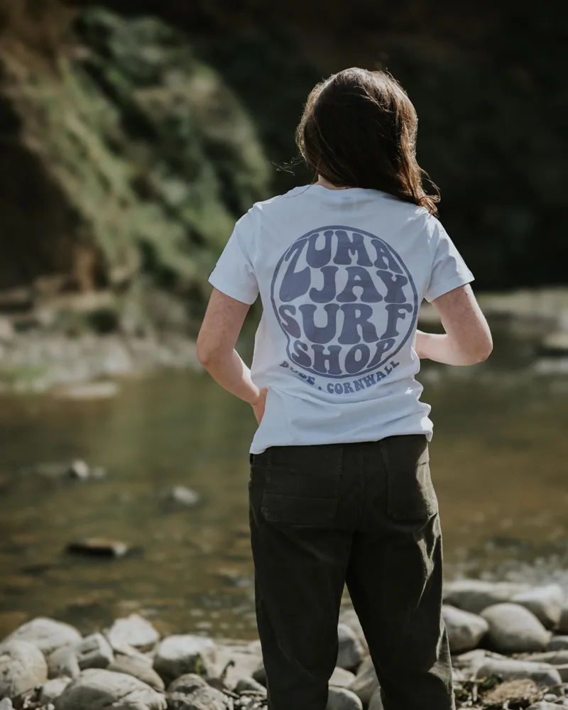 Zuma Jay Womens Lotus Tee White-3