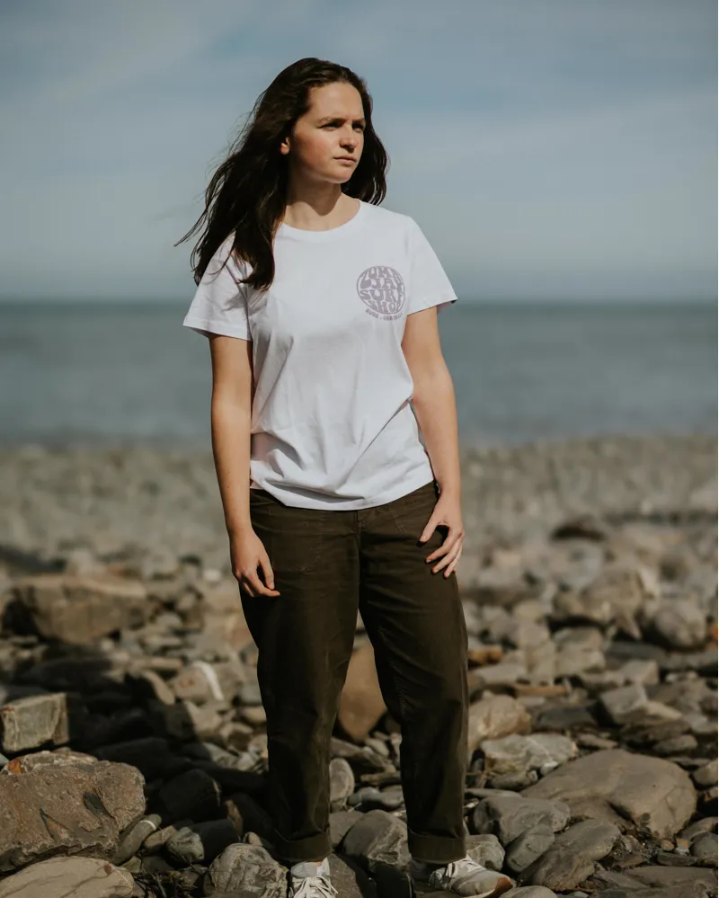 Zuma Jay Womens Lotus Tee White-1