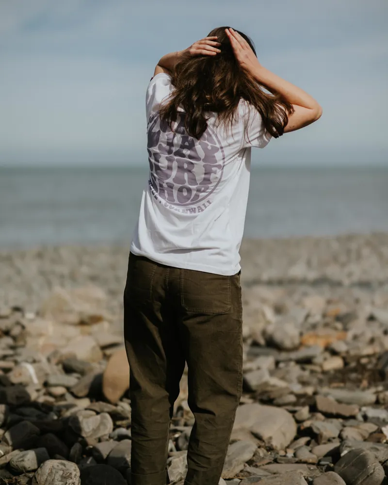 Zuma Jay Womens Lotus Tee White-4