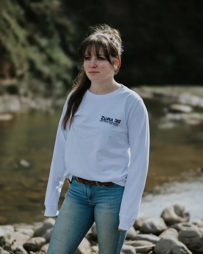 Zuma Jay Womens Sunset Longsleeve White-1
