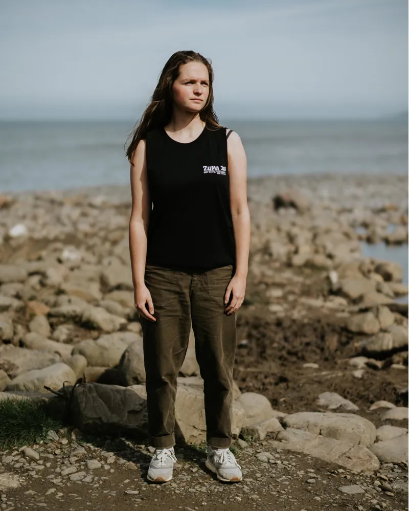 Zuma Jay Womens Sunset Vest Tank Top Black-1