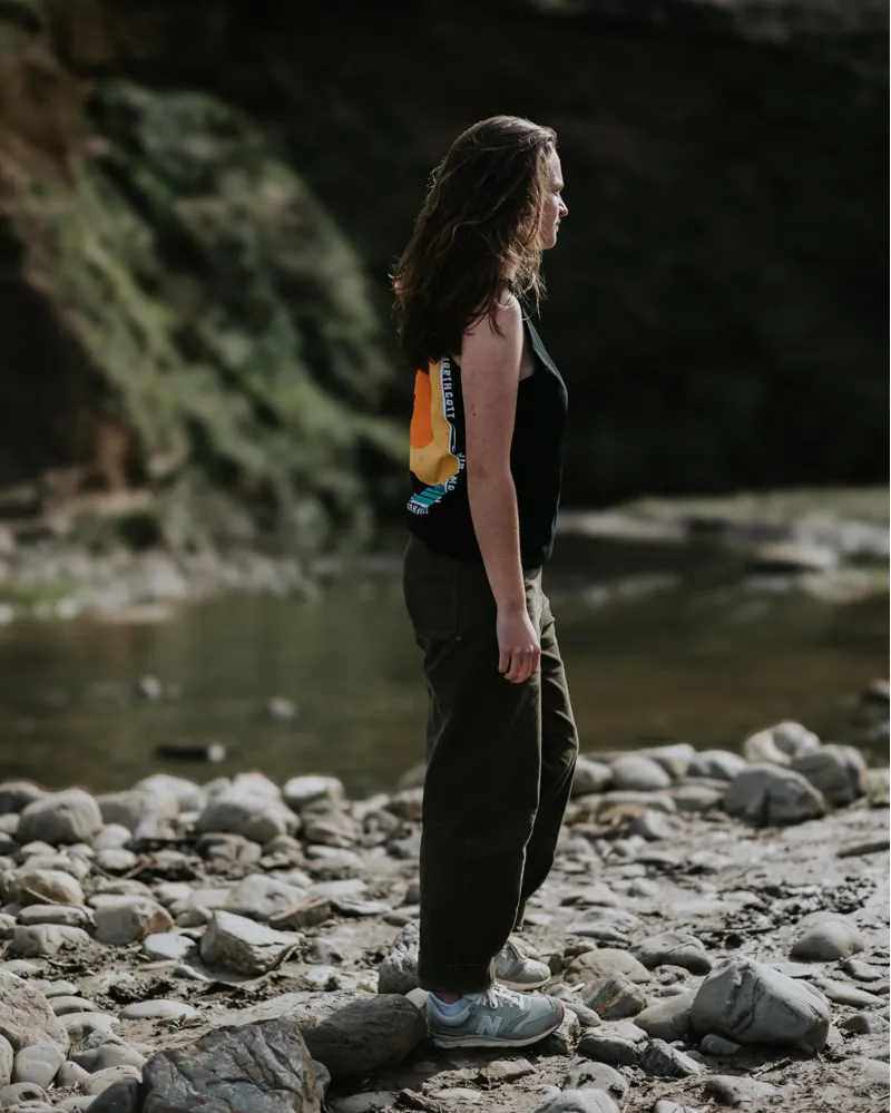 Zuma Jay Womens Sunset Vest Tank Top Black-4