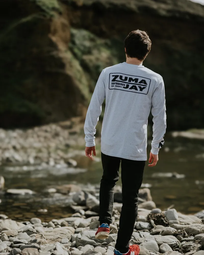 Zuma Jay House Longsleeve Tee White Heather-3