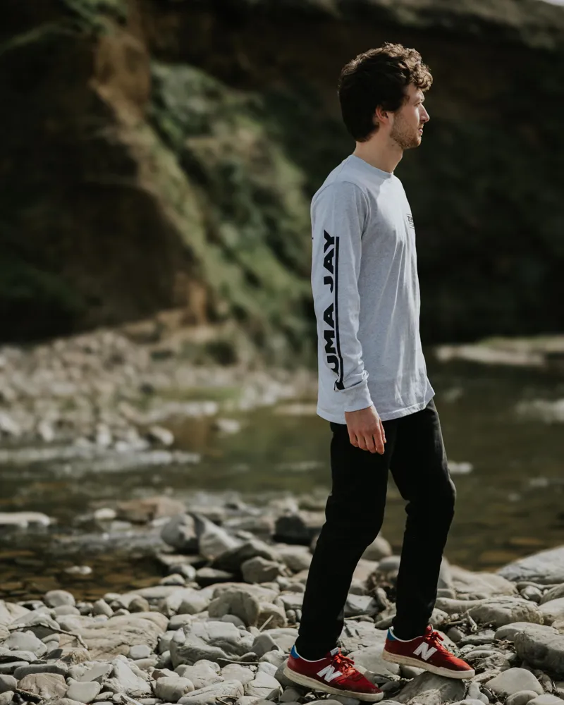 Zuma Jay House Longsleeve Tee White Heather-2