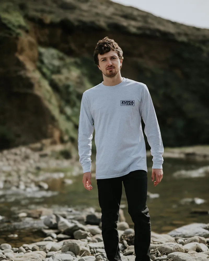 Zuma Jay House Longsleeve Tee White Heather-4