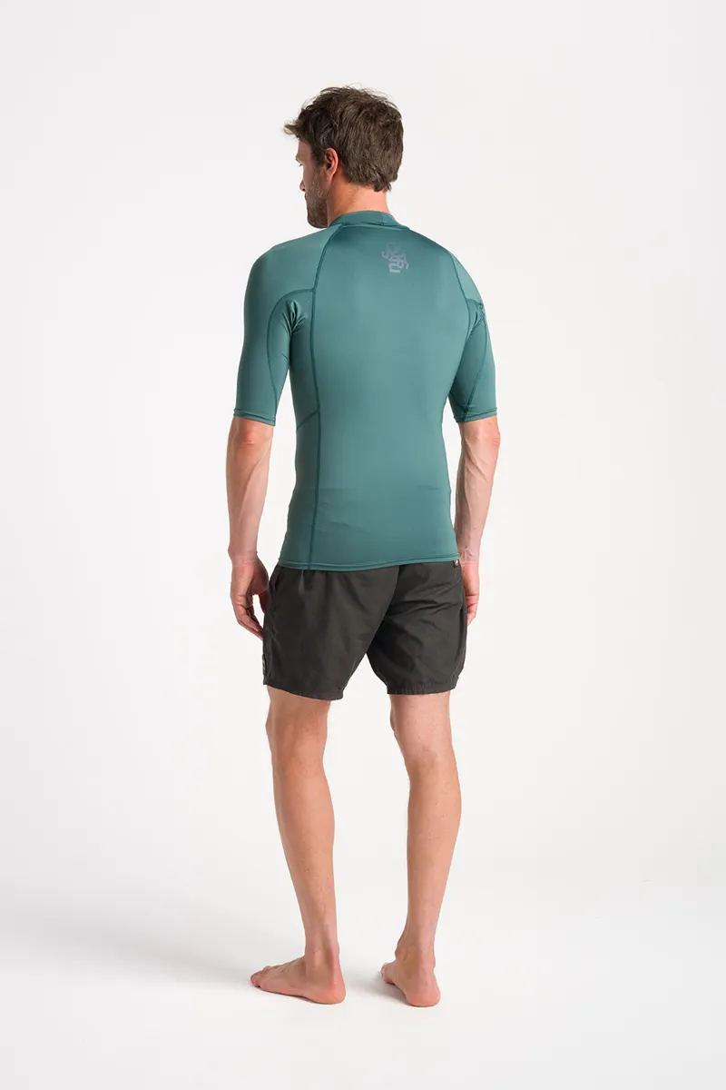 C-Skins NuWave Mens UV Short Sleeve Rash Vest Sage-5