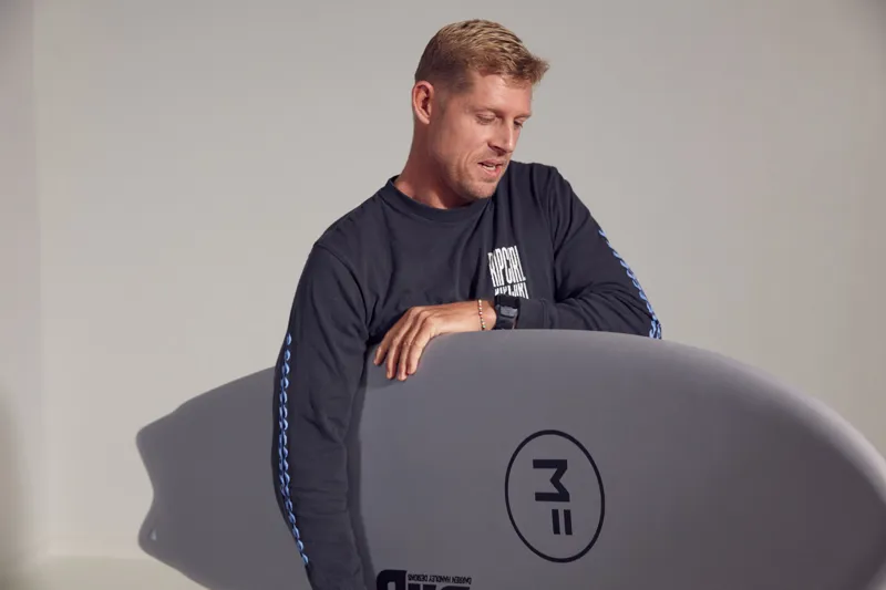 Mick Fanning X DHD Fish Epoxy Softboard Grey-4