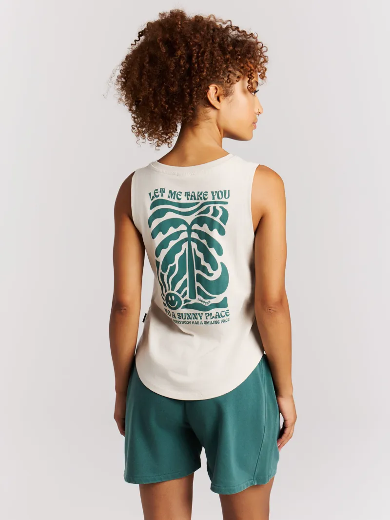 Protest PRTReturn Singlet Kitoffwhite-1