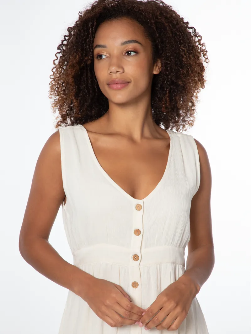 Protest Prtmiramar Dress Canvas Offwhite-2