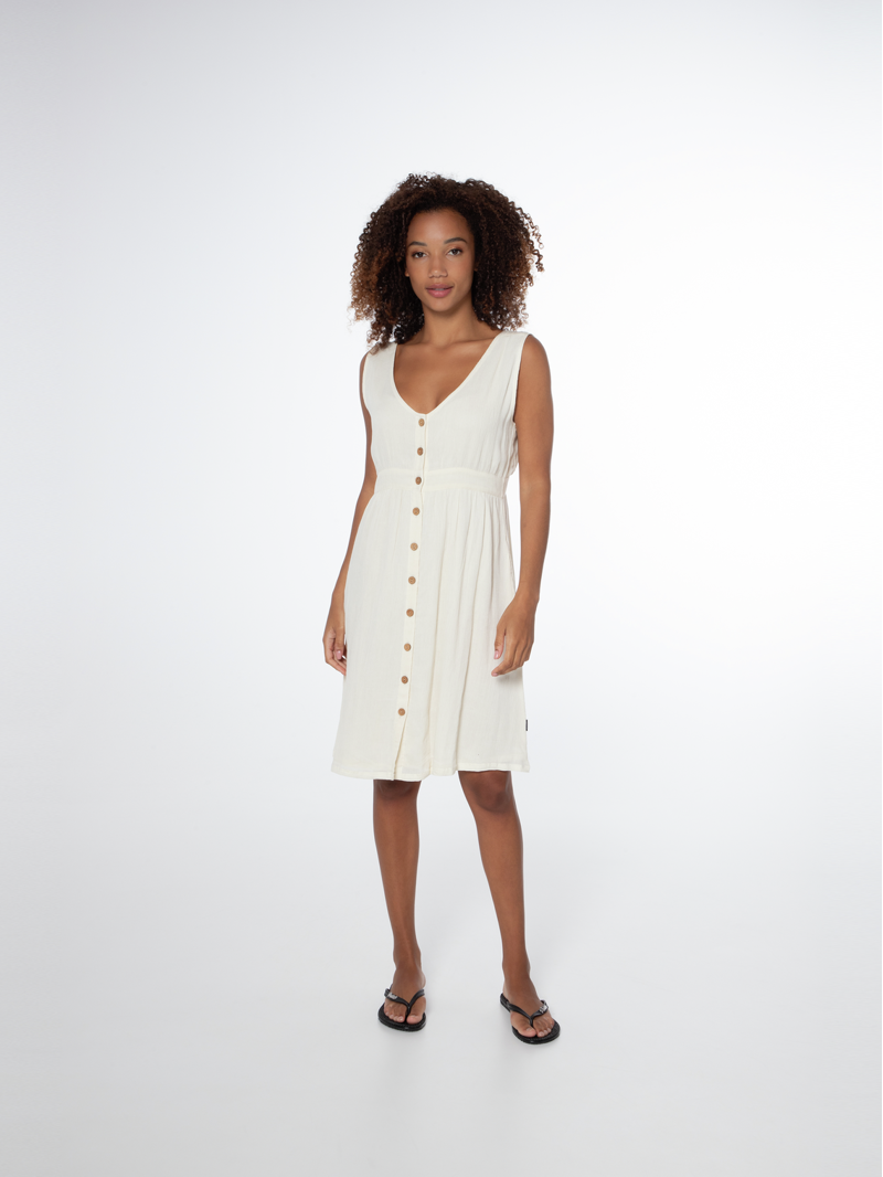 Protest Prtmiramar Dress Canvas Offwhite-4