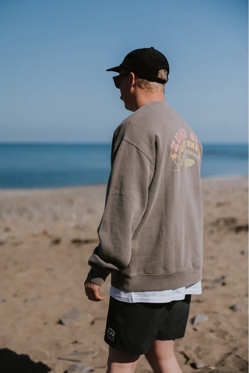 Zuma Jay 2Palms Relaxed Crew Faded Grey-4