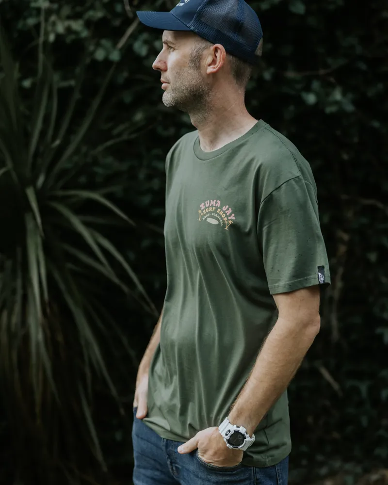 Zuma Jay 2Palms Tee Green-1