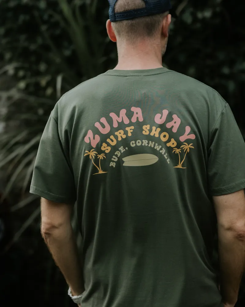 Zuma Jay 2Palms Tee Green-2