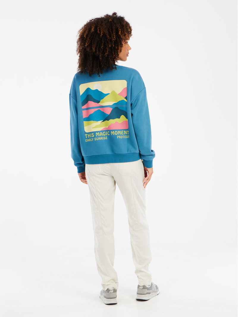Protest PRTNyle Sweatshirt Surfing Blue-3
