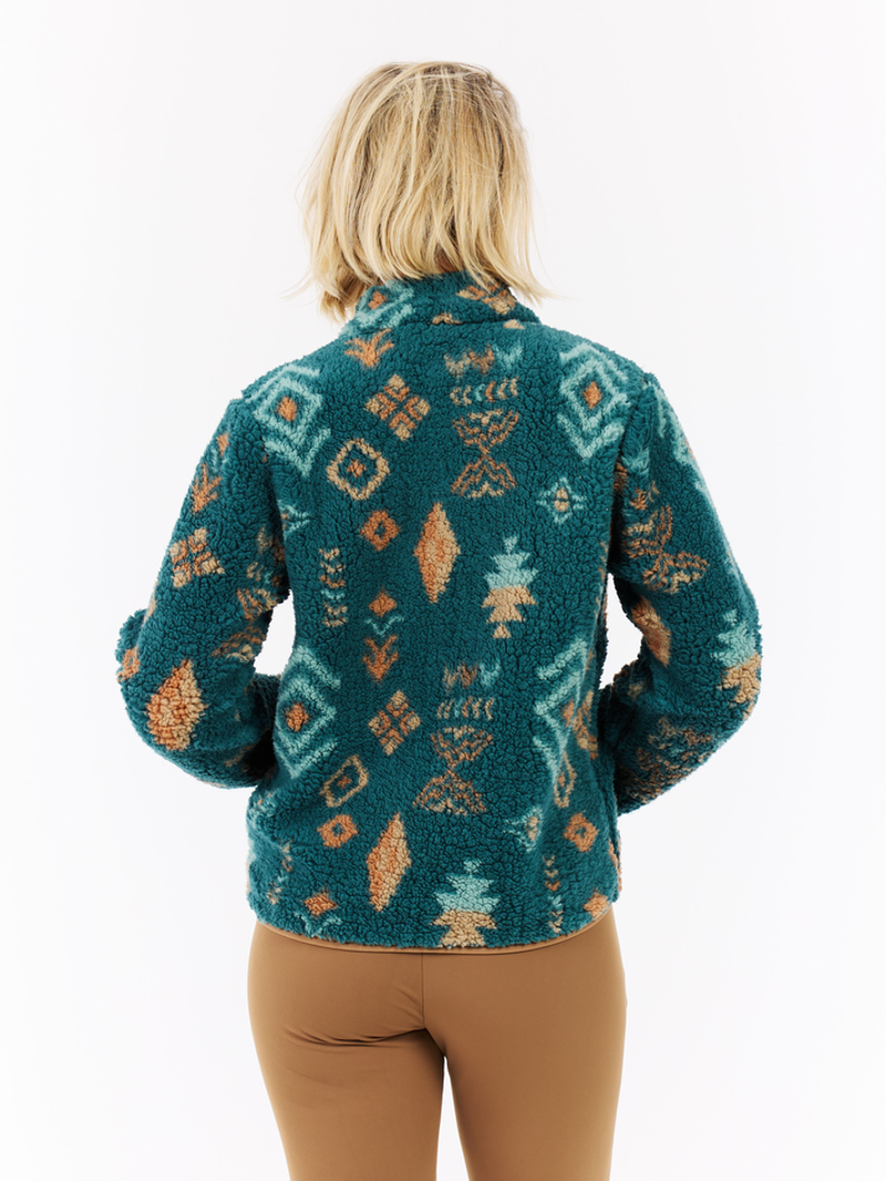 Protest PRTAdele Outdoor Full Zip Top Rainstorm Blue-4