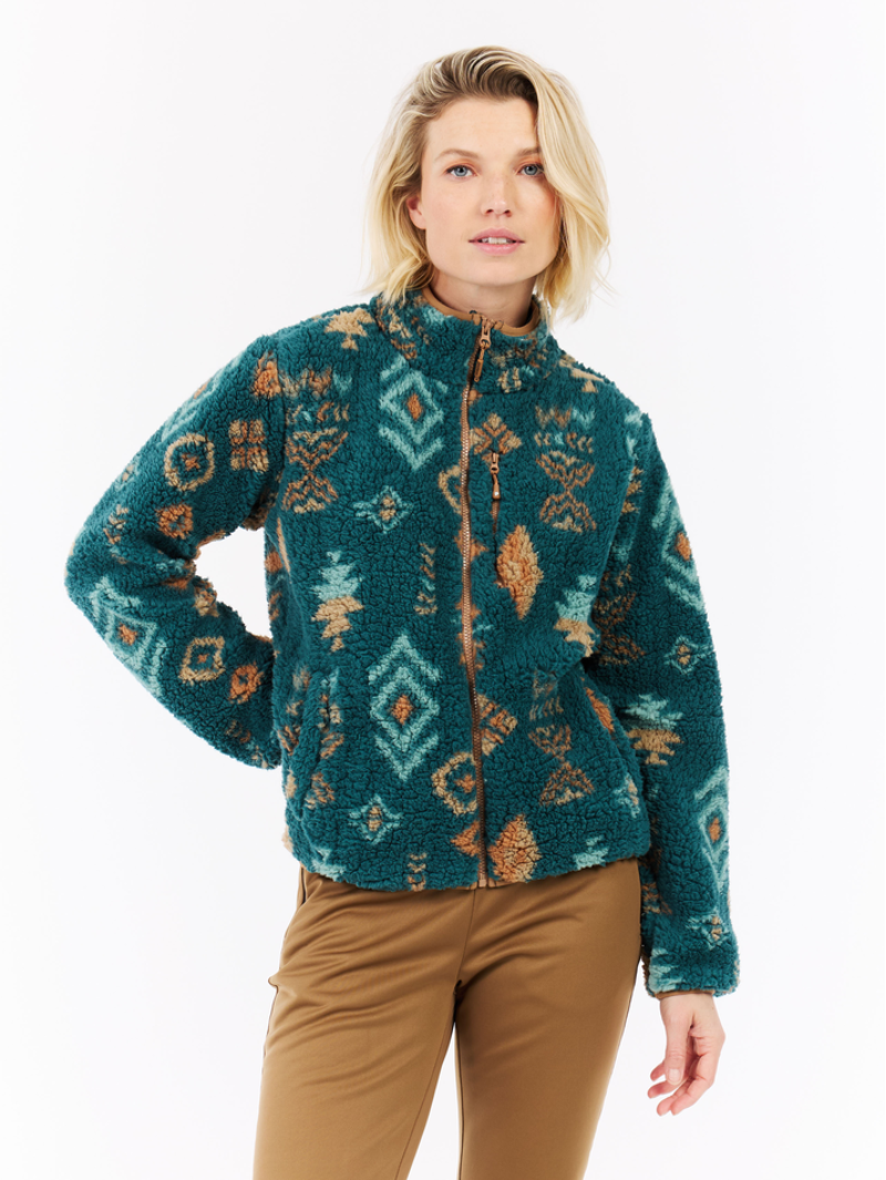 Protest PRTAdele Outdoor Full Zip Top Rainstorm Blue