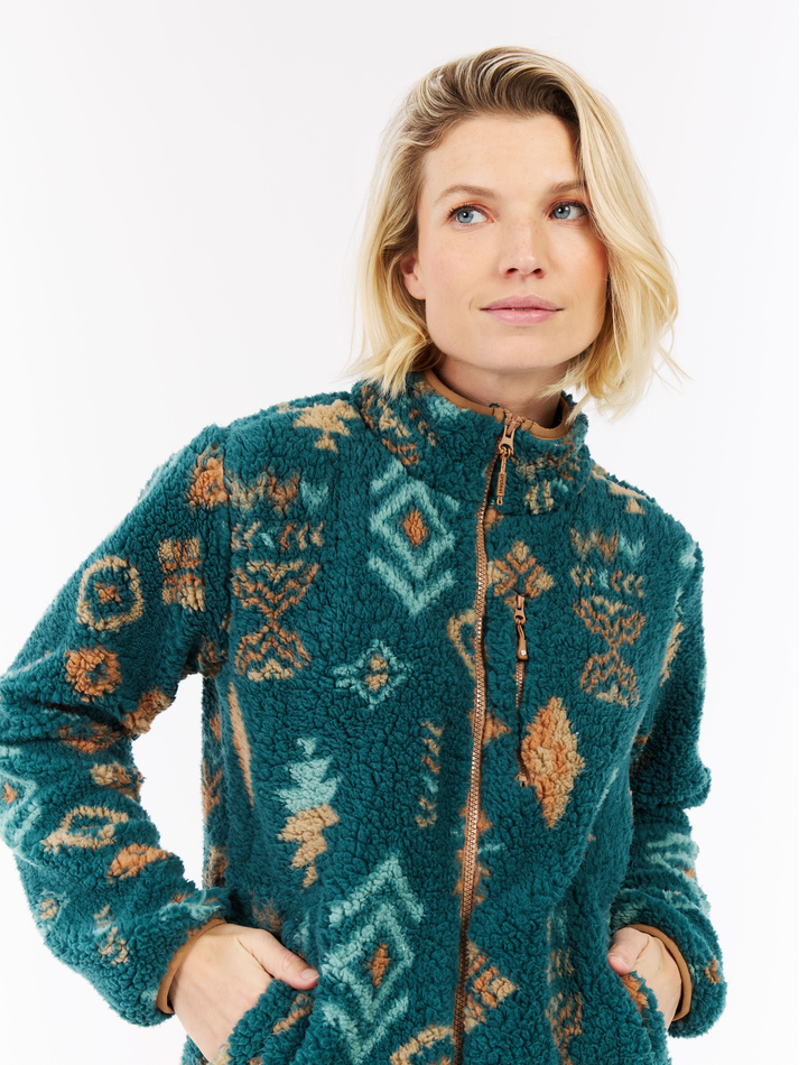 Protest PRTAdele Outdoor Full Zip Top Rainstorm Blue-2