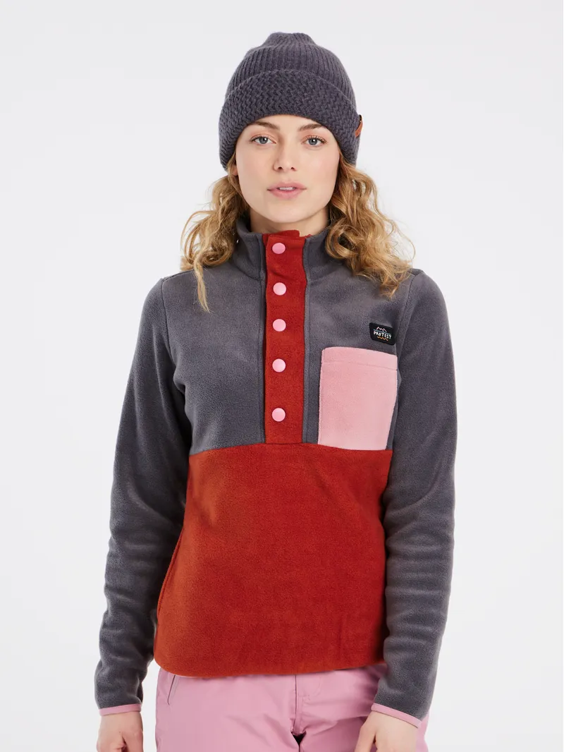Protest Prtsesto 1/4 Zip Top Uluru Rust
