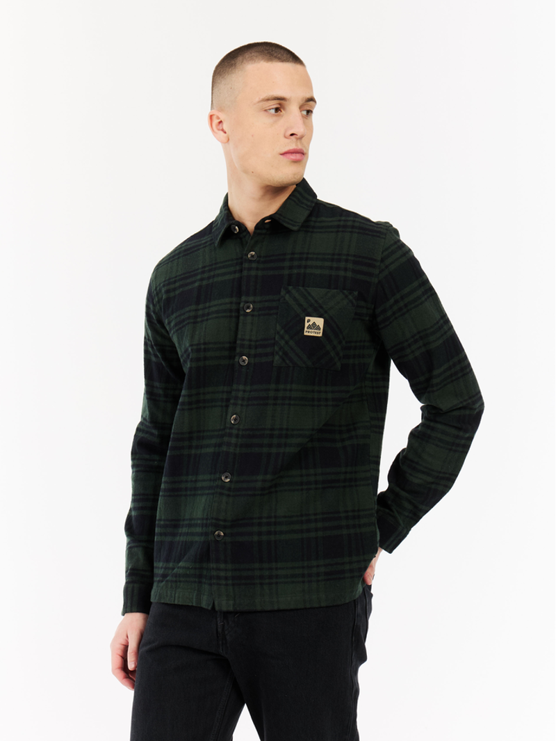 Protest PRTLunder Outdoor Overshirt Kale Green