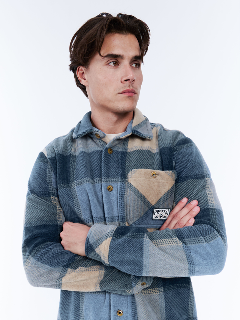 Protest PRTMitchel Outdoor Overshirt Twilight Navy-1