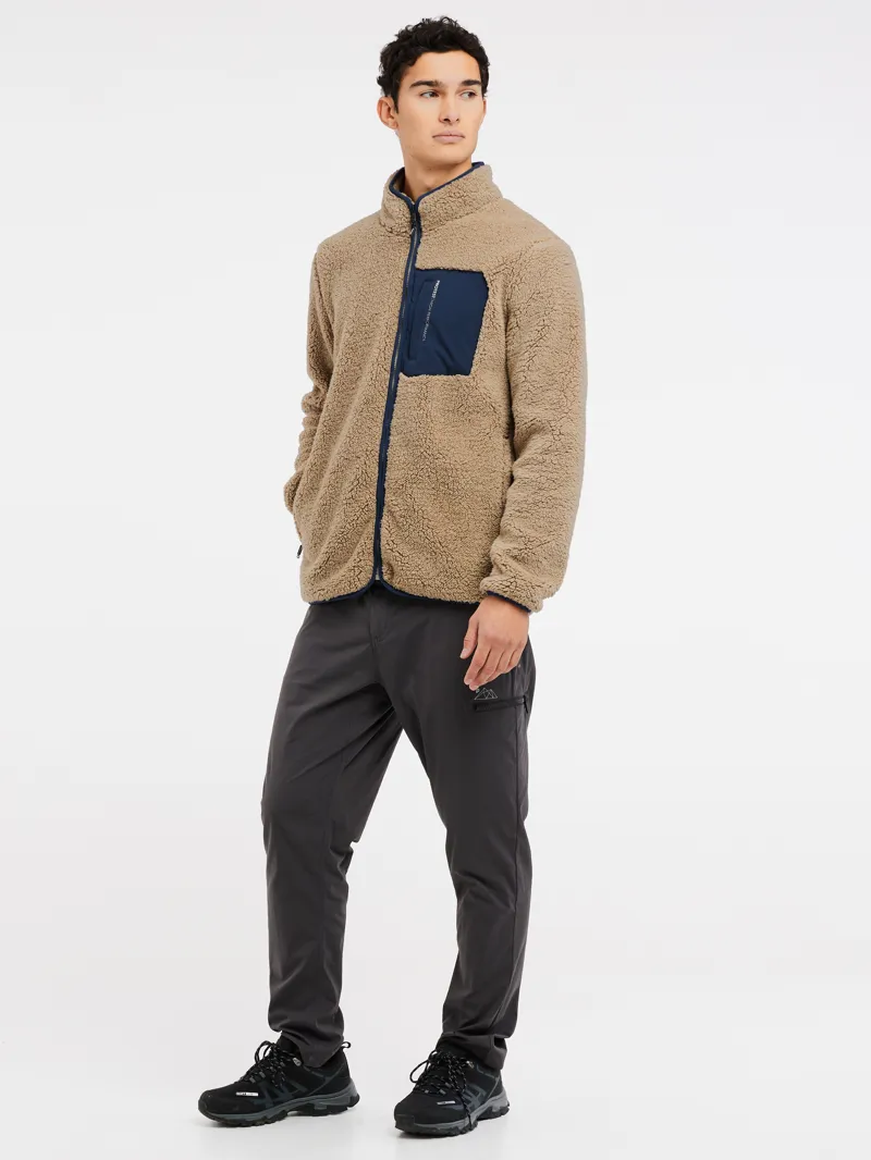 Protest PrtTave Full Zip Teddy Fleece Bamboo Beige-3