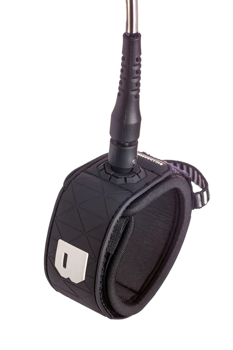 Bulldog Ankle Leash Black/White-2