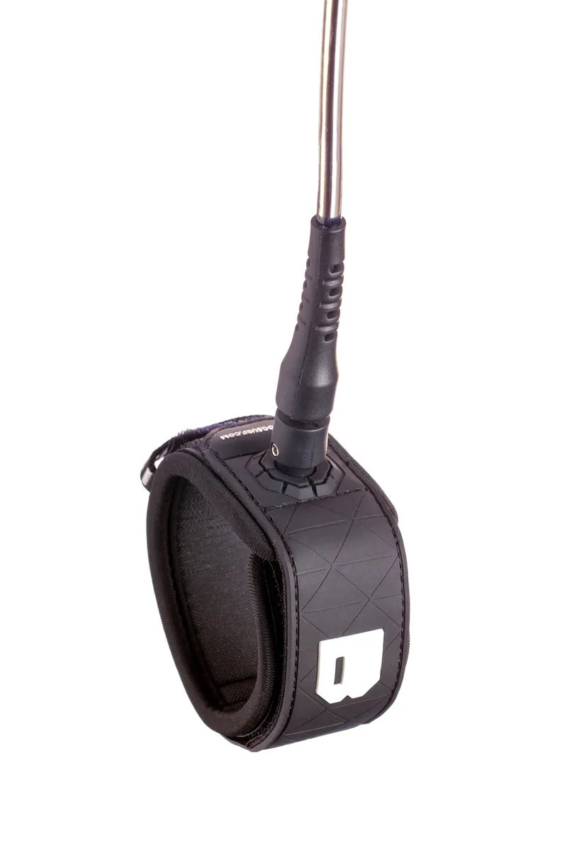 Bulldog Ankle Leash Black/White-1