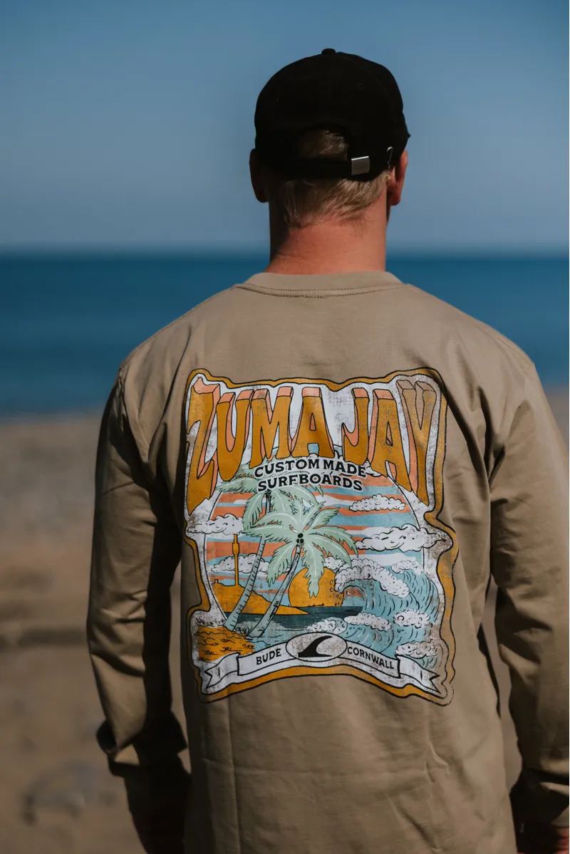 Zuma Jay Aloha Longsleeve Tee Sand-2
