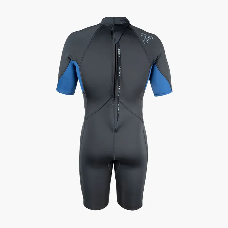 Xcel Mens Axis 2mm Spring Shorti Graphite/Blue-2