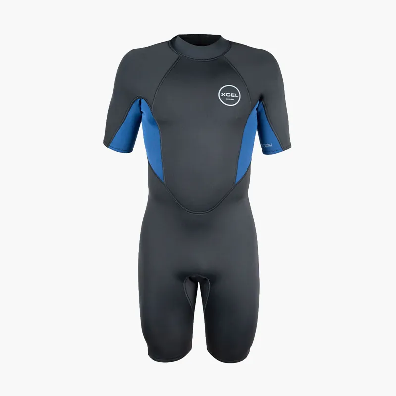 Xcel Mens Axis 2mm Spring Shorti Graphite/Blue-1