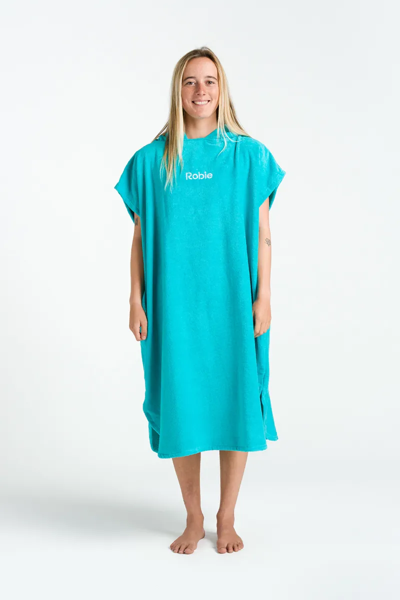 Robie Originial Short Sleeve Change Robe Ceramic Aqua