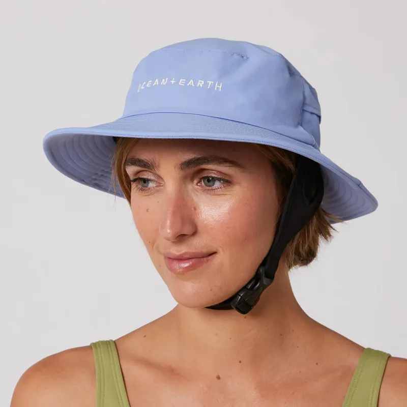 Ocean and Earth Bingin Surf Hat Soft Peak Blue-2